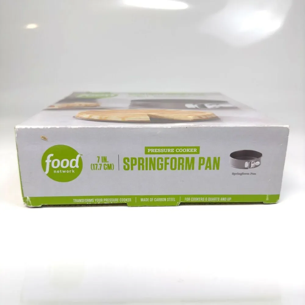 Food Network Pressure Cooker Springform Pan Nonstick Carbon Steel 7